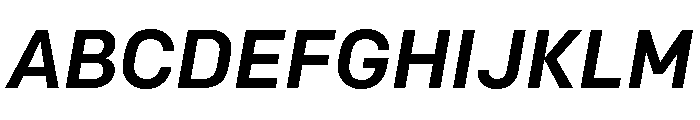 Colfax Medium Italic Font UPPERCASE
