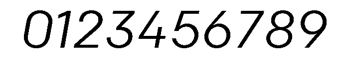 Colfax Regular Italic Font OTHER CHARS