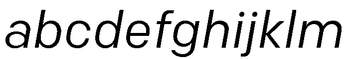 Colfax Regular Italic FONT