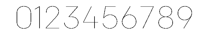 Colfax Thin Font OTHER CHARS