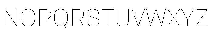 Colfax Thin Font UPPERCASE