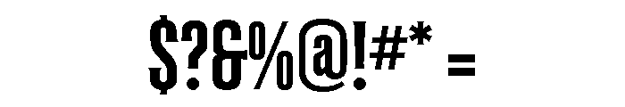 Coliseum Bold Font OTHER CHARS