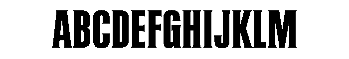 Coliseum Extra Bold Font UPPERCASE