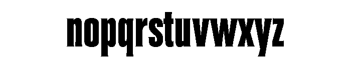 Coliseum Extra Bold Font LOWERCASE