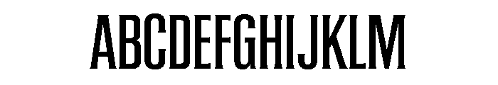 Coliseum Medium Bold Font UPPERCASE
