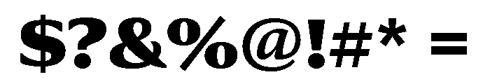 Collier Black Font OTHER CHARS