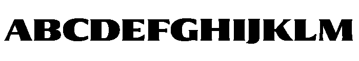 Collier Black Font UPPERCASE