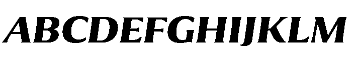Collier Bold Italic Font UPPERCASE