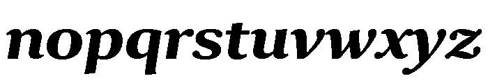 Collier Bold Italic Font LOWERCASE