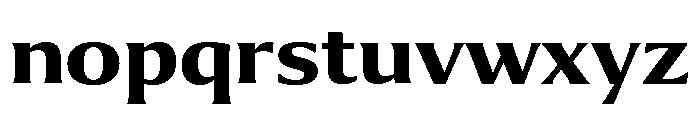 Collier Bold Font LOWERCASE