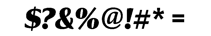 Collier Compressed Black Italic Font OTHER CHARS