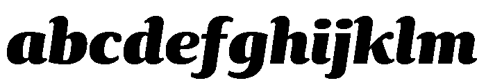 Collier Compressed Black Italic FONT