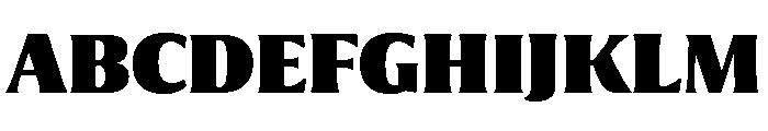 Collier Compressed Black Font UPPERCASE