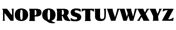 Collier Compressed Black Font UPPERCASE