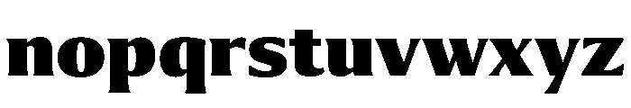 Collier Compressed Black Font LOWERCASE