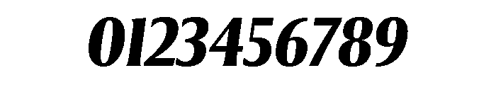 Collier Compressed Bold Italic Font OTHER CHARS
