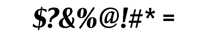 Collier Compressed Bold Italic Font OTHER CHARS