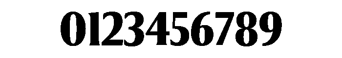 Collier Compressed Bold Font OTHER CHARS