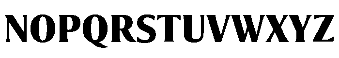 Collier Compressed Bold Font UPPERCASE