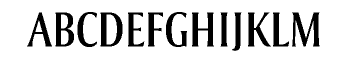 Collier Compressed Book Font UPPERCASE