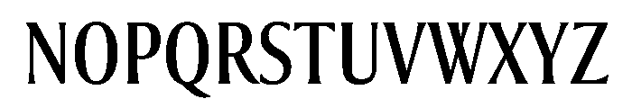 Collier Compressed Book Font UPPERCASE