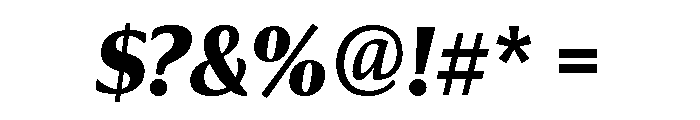 Collier Compressed Extra Bold Italic Font OTHER CHARS