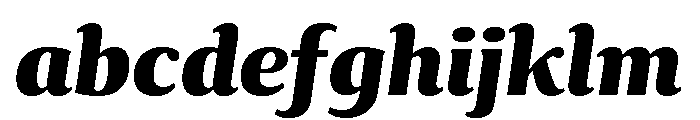 Collier Compressed Extra Bold Italic FONT