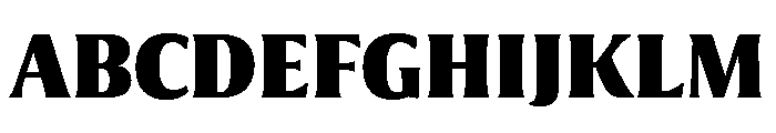 Collier Compressed Extra Bold Font UPPERCASE