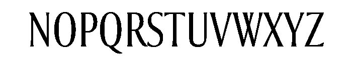 Collier Compressed Extra Light Font UPPERCASE