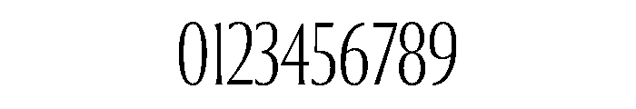 Collier Compressed Extra Thin Font OTHER CHARS