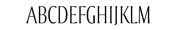 Collier Compressed Extra Thin Font UPPERCASE