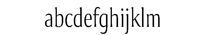 Collier Compressed Extra Thin FONT