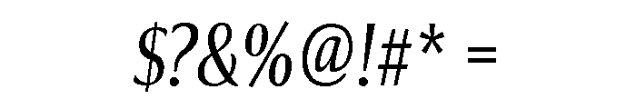 Collier Compressed Light Italic Font OTHER CHARS