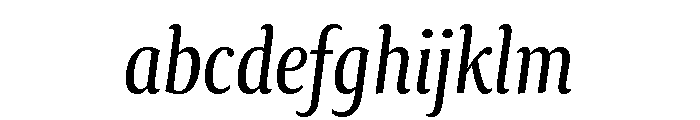 Collier Compressed Light Italic FONT