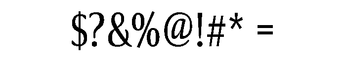 Collier Compressed Light Font OTHER CHARS