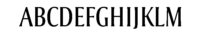 Collier Compressed Light Font UPPERCASE