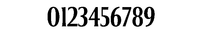 Collier Compressed Regular Font OTHER CHARS