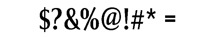 Collier Compressed Regular Font OTHER CHARS