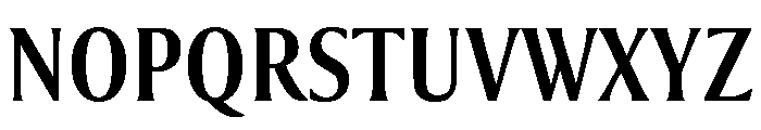 Collier Compressed Regular Font UPPERCASE