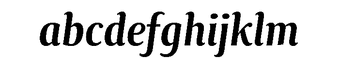 Collier Compressed Semi Bold Italic FONT