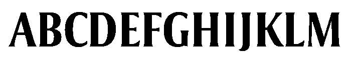 Collier Compressed Semi Bold Font UPPERCASE