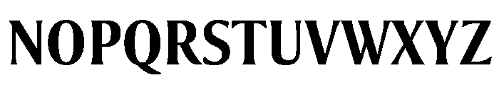 Collier Compressed Semi Bold Font UPPERCASE