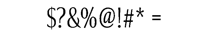 Collier Compressed Thin Font OTHER CHARS