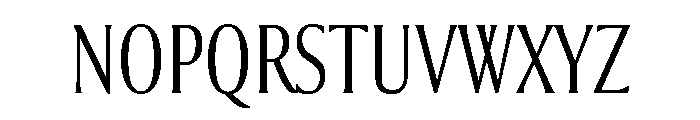 Collier Compressed Thin Font UPPERCASE