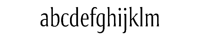 Collier Compressed Thin FONT