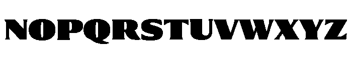 Collier Compressed Ultra Font UPPERCASE