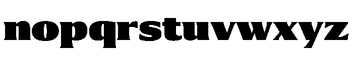 Collier Compressed Ultra Font LOWERCASE