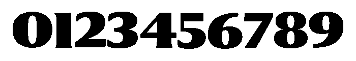 Collier Condensed Black Font OTHER CHARS