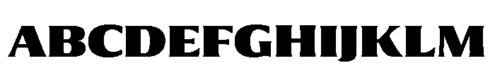 Collier Condensed Black Font UPPERCASE