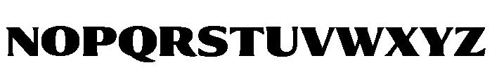 Collier Condensed Black Font UPPERCASE